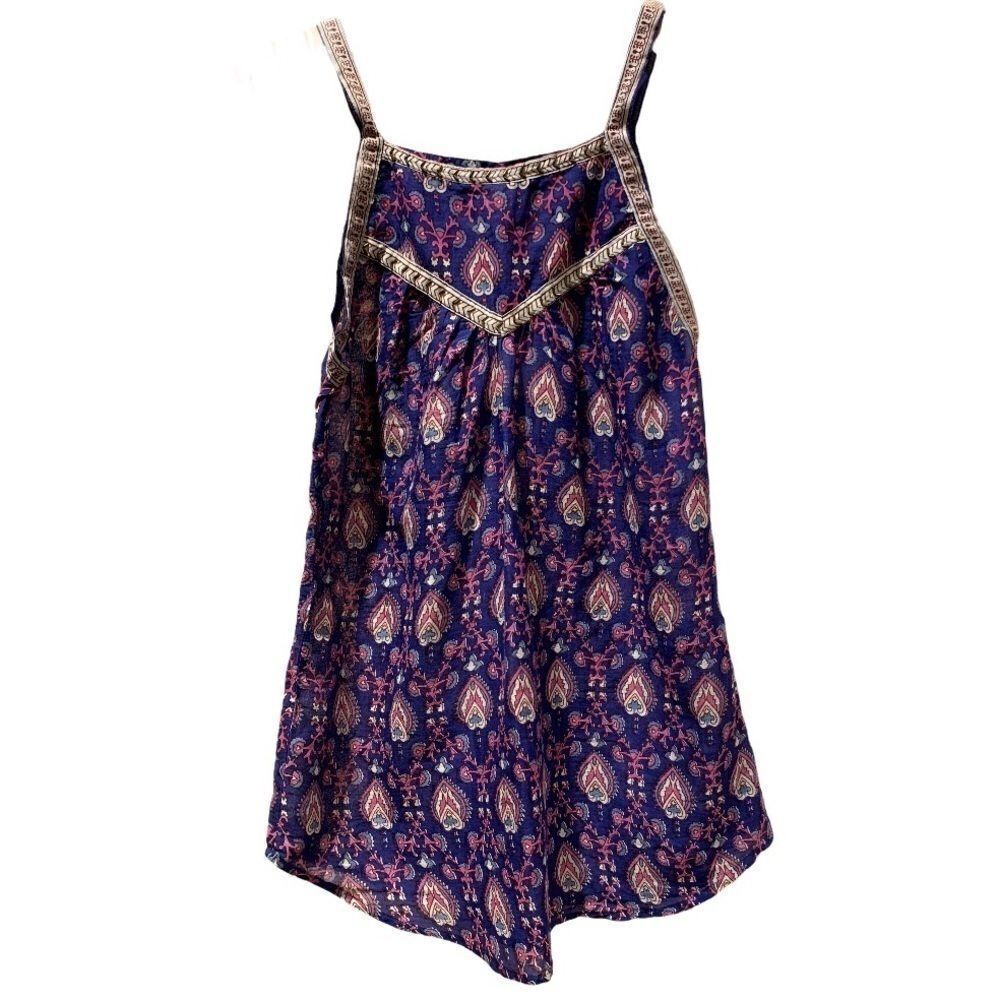 RagaβPrintedβCamisoleΒ withβBeadedβDetail
